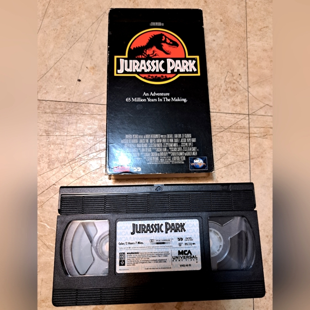 Jurassic Park VTG VHS
